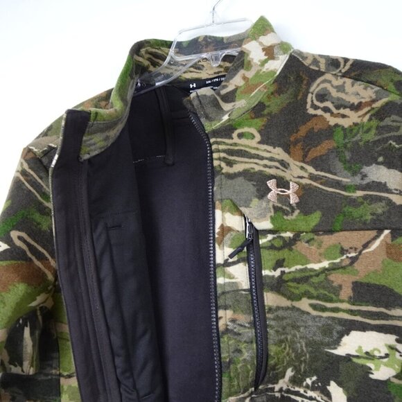 Under Armour UA Hunting Jacket Stealth Mid-Season Wool Scent Control Women 2XL - Picture 4 of 16